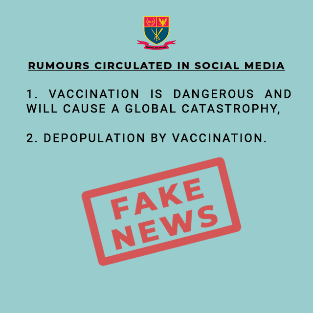 FAKE NEWS CIRCULATING IN SOCIAL MEDIA REGARDING COVID-19 VACCINATION DT. 01.07.2021